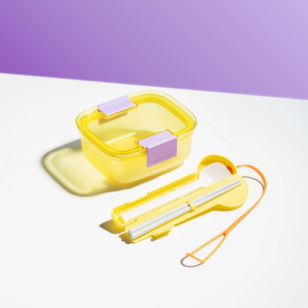 YELLY BENTO BOX/ CUTLERY PORTABLE