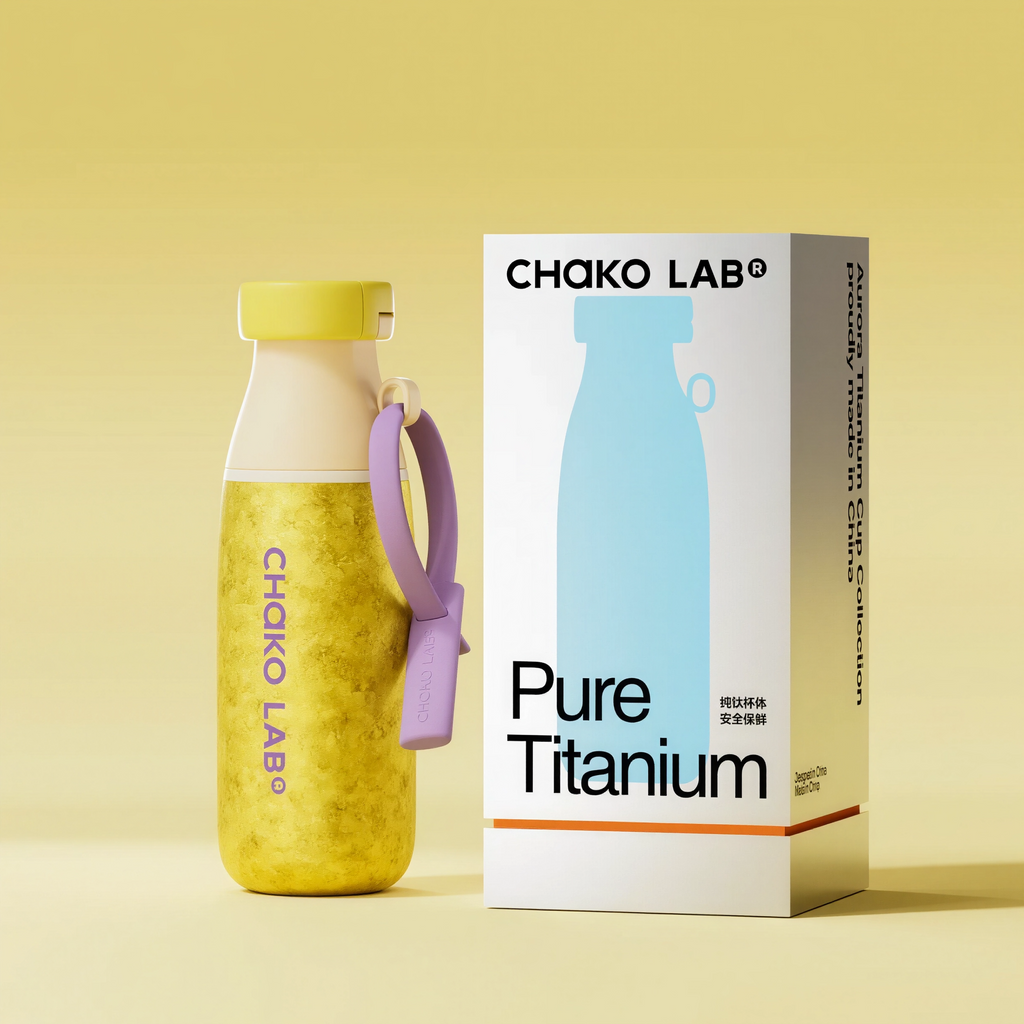 MILK BOTTLE TITANIUM CUP