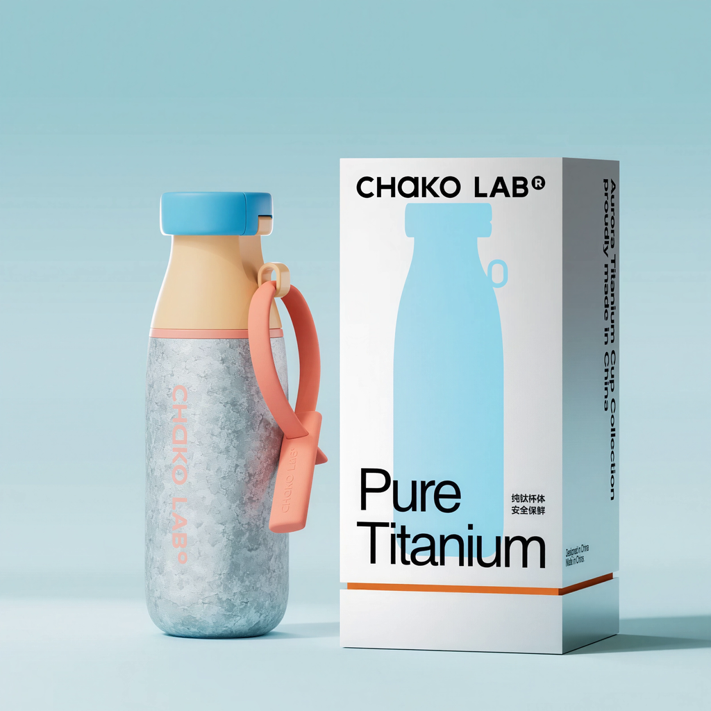 MILK BOTTLE TITANIUM CUP