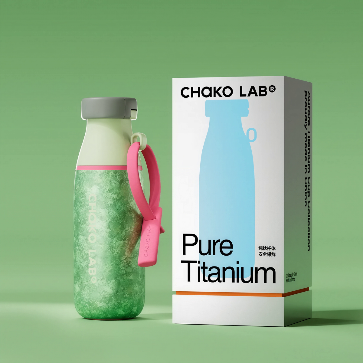 MILK BOTTLE TITANIUM CUP