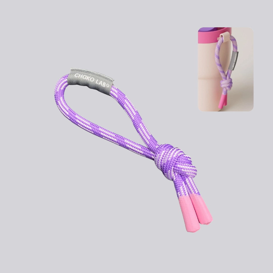TWIST TUMBLER BRAIDED HANDLE