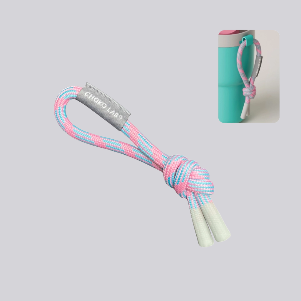 TWIST TUMBLER BRAIDED HANDLE