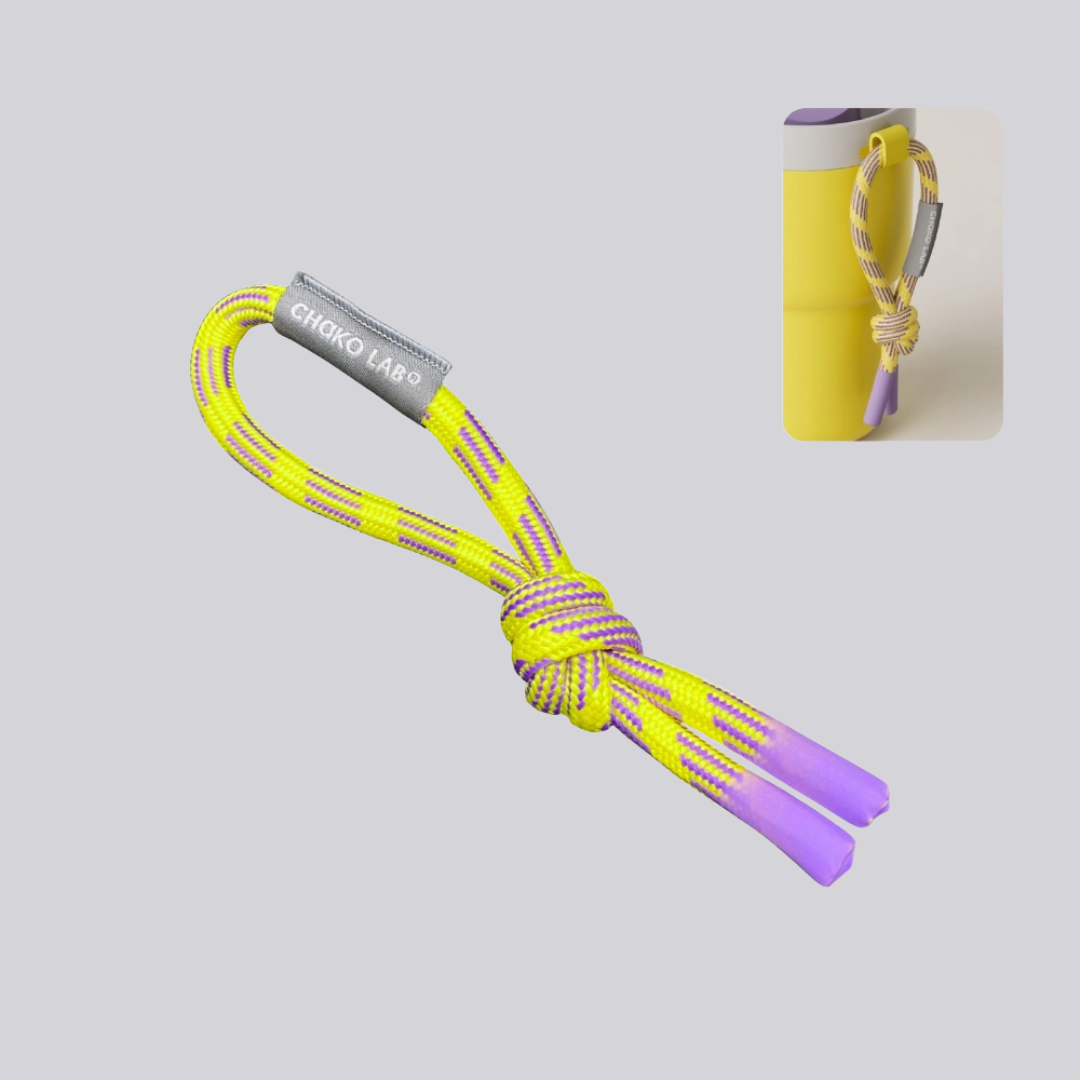 TWIST TUMBLER BRAIDED HANDLE
