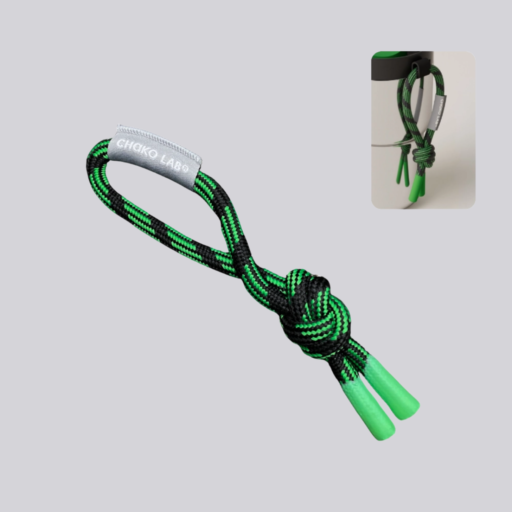 TWIST TUMBLER BRAIDED HANDLE